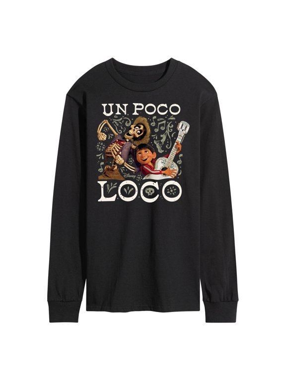 - Un Poco Loco Men's Long Sleeve Graphic T-Shirt