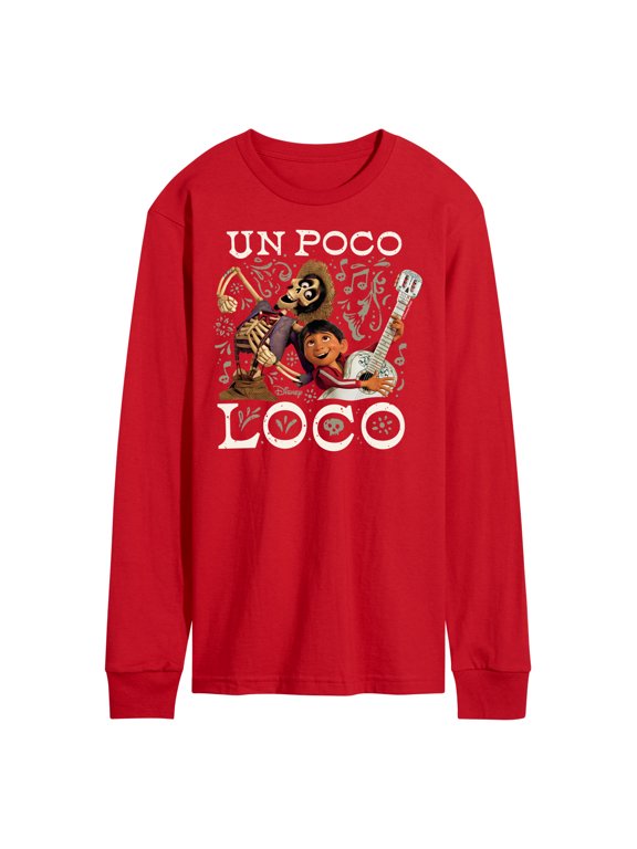 - Un Poco Loco Men's Long Sleeve Graphic T-Shirt