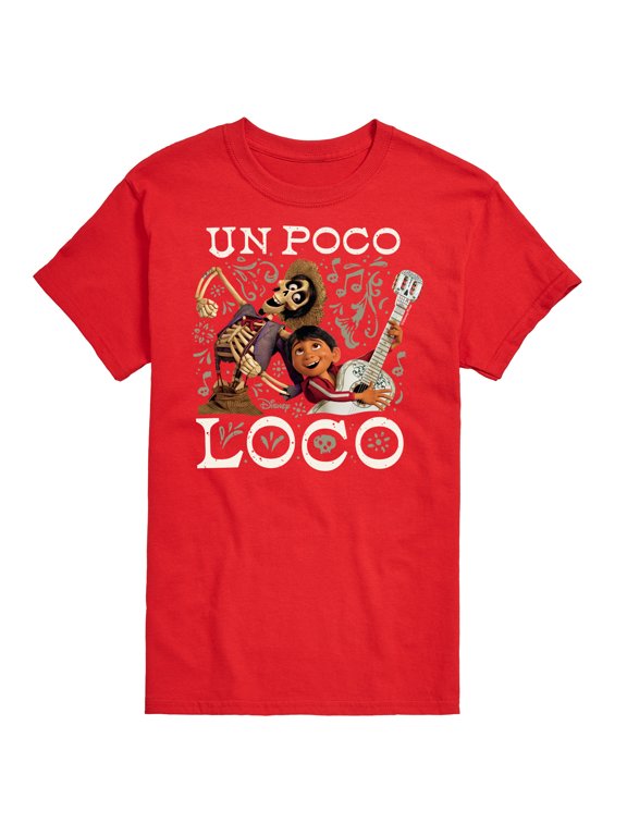 - Un Poco Loco Men's Short Sleeve Graphic T-Shirt