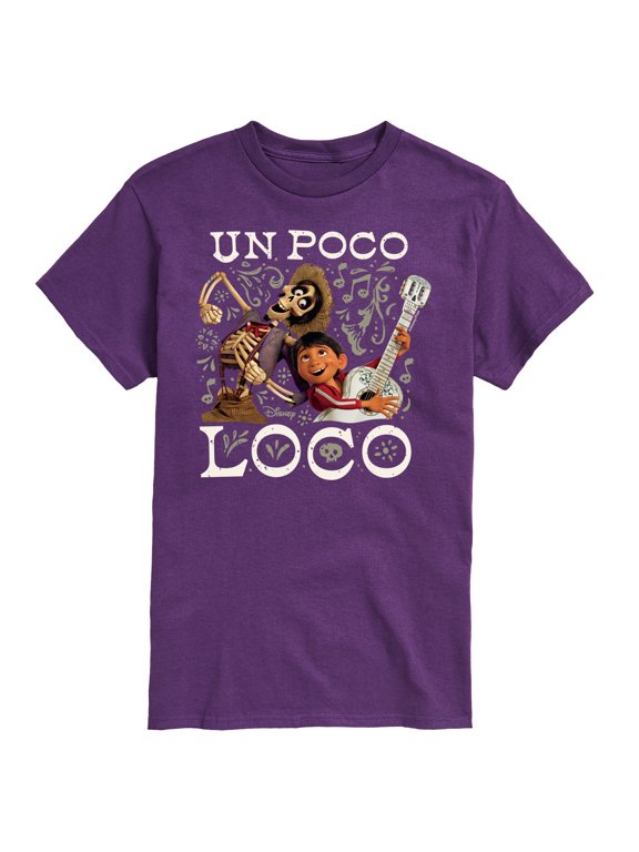 - Un Poco Loco Men's Short Sleeve Graphic T-Shirt