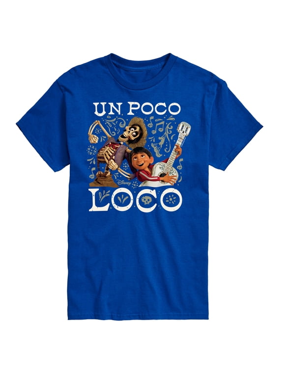 - Un Poco Loco Men's Short Sleeve Graphic T-Shirt