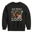 thumbnail image 1 of Coco - Un Poco Loco - Toddler And Youth Crewneck Fleece Sweatshirt, 1 of 5