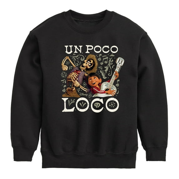 Coco - Un Poco Loco - Toddler And Youth Crewneck Fleece Sweatshirt