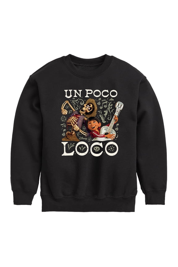 - Un Poco Loco - Toddler And Youth Crewneck Fleece Sweatshirt