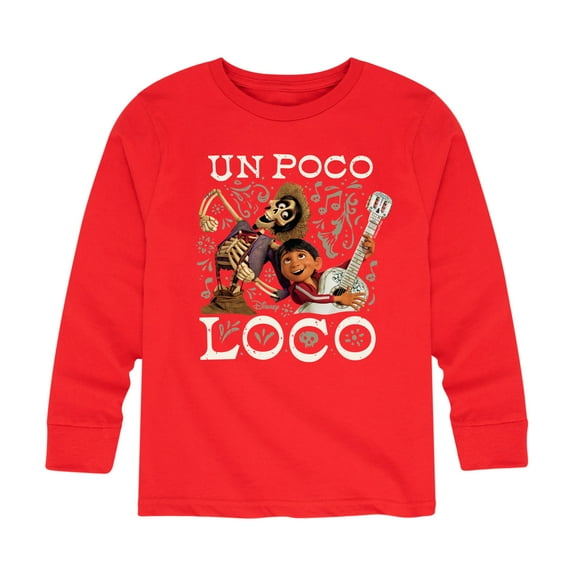 Coco - Un Poco Loco - Toddler And Youth Long Sleeve Graphic T-Shirt