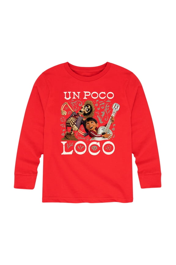 - Un Poco Loco - Toddler And Youth Long Sleeve Graphic T-Shirt