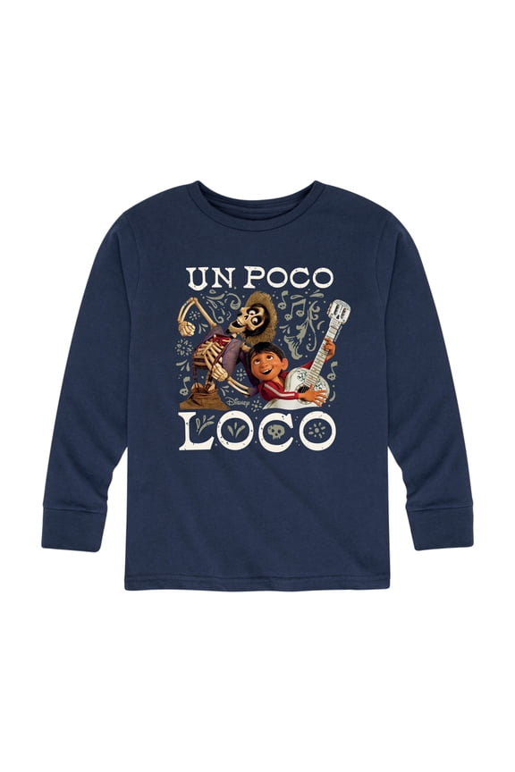 - Un Poco Loco - Toddler And Youth Long Sleeve Graphic T-Shirt
