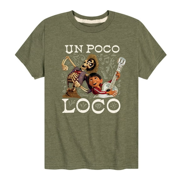Coco - Un Poco Loco - Toddler And Youth Short Sleeve Graphic T-Shirt