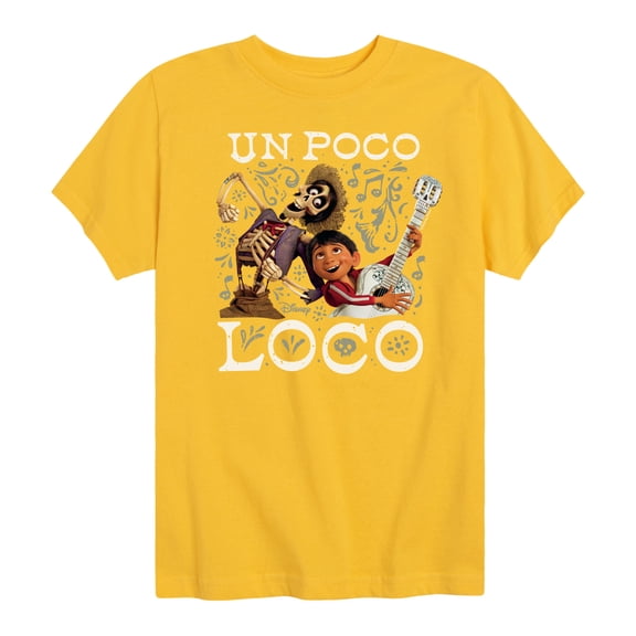 Coco - Un Poco Loco - Toddler And Youth Short Sleeve Graphic T-Shirt