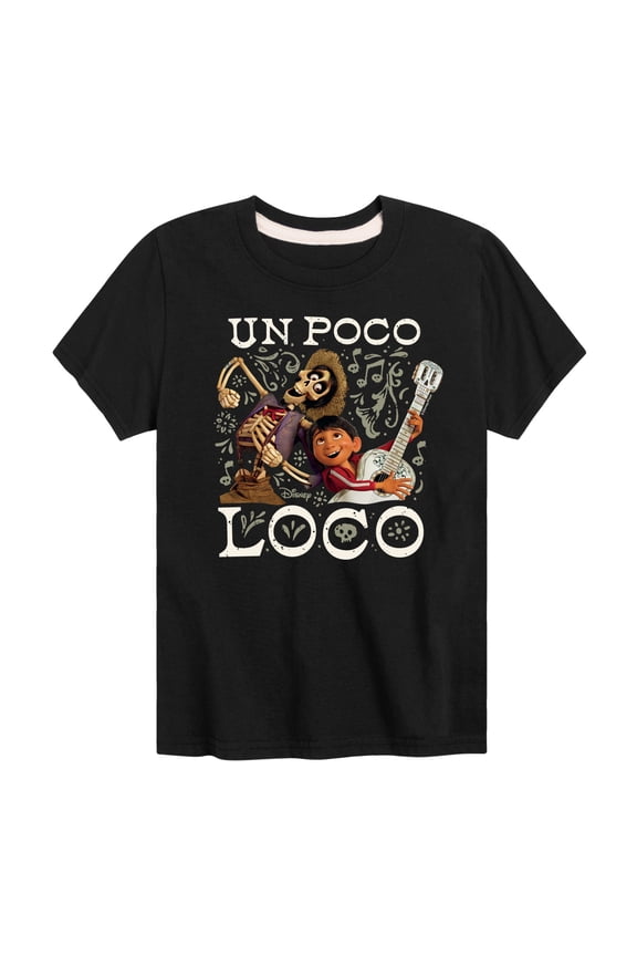 - Un Poco Loco - Toddler And Youth Short Sleeve Graphic T-Shirt