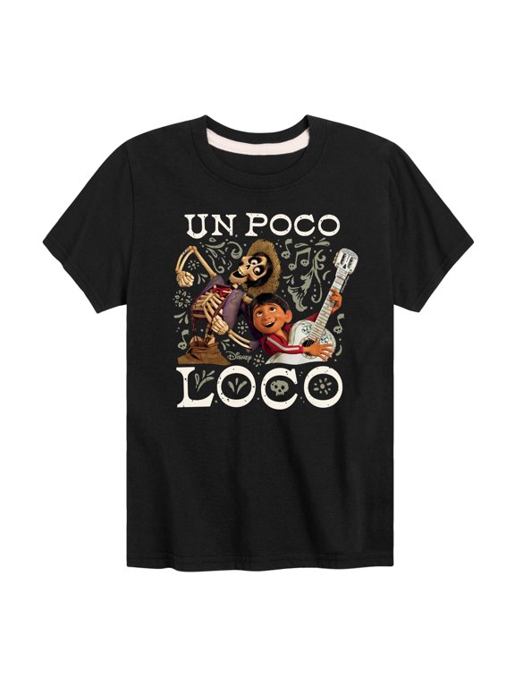 - Un Poco Loco Boys' Short Sleeve Graphic T-Shirt