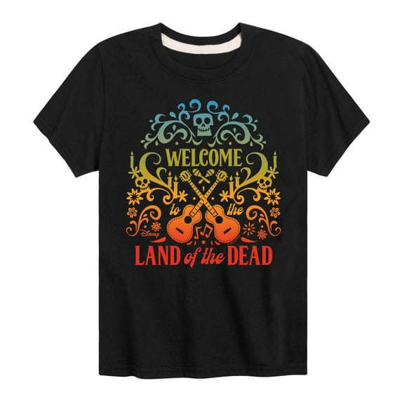 Coco - Welcome To The Land Of The Dead - Toddler And Youth Short Sleeve Graphic T-Shirt