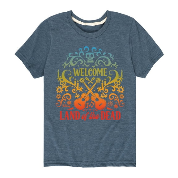 Coco - Welcome To The Land Of The Dead  - Toddler And Youth Short Sleeve Graphic T-Shirt