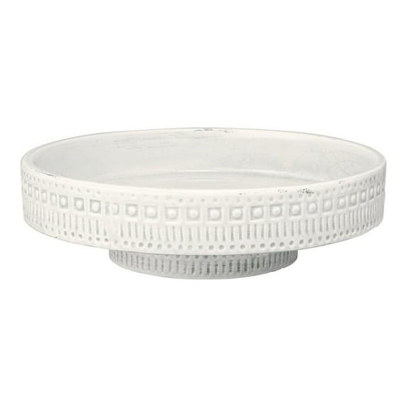 Coco White 13.5-Inch Pedestal