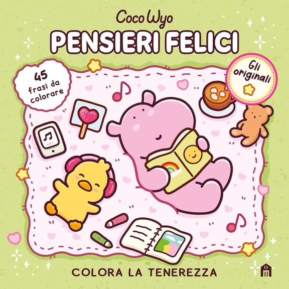 Coco Wyo Pensieri felici. Libro da colorare per tutte le et. Gli originali Coco Wy (Paperback)