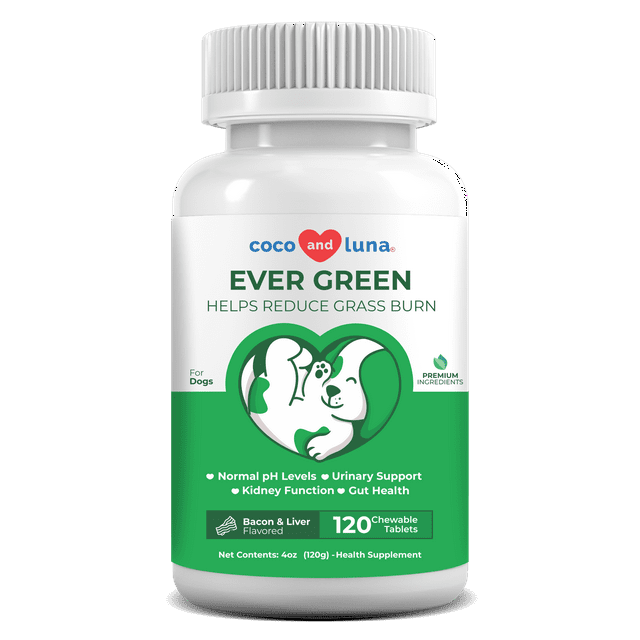 Coco and Luna Ever Green Grass Saver Supplement for Dogs 120