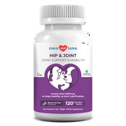Coco and Luna Glucosamine for Dogs Joint Health - 120 Chewable Tablets
