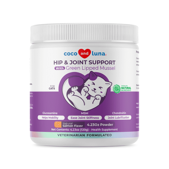 Coco and Luna, Hip and Joint Support for Cats, 120g Powder - Walmart.com