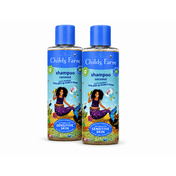 Coco-nourish Curly Dry Hair Shampoo, Coconut Scented, 9.9 fl oz 2 Pack
