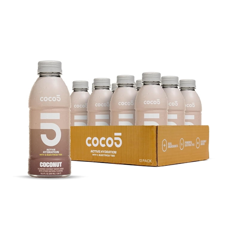 Coco5 Coconut - Natural Hydration - 16.9 OZ - 12 Pack - Walmart.com