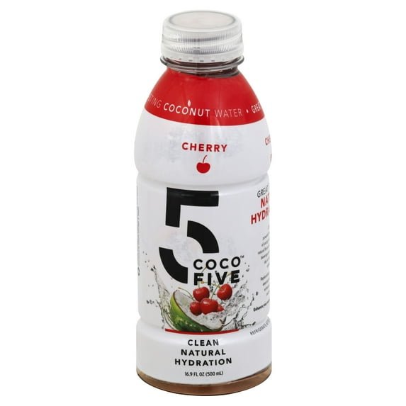Coco5 Coconut Water Cherry 16.9 fl oz (Pack Of 12)