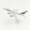 thumbnail image 1 of CocoBaby 16cm Airplane Alloy Model Plane Air Emirates Airlines Airbus A380 Aircraft Model, 1 of 11