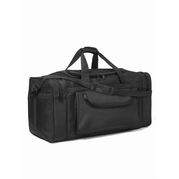 CocoLala115L Expandable Large Duffle Bag, Heavy Duty Oxford Cloth Travel Bag with Multiple Pockets, Waterproof Foldable Duffel Bag for Men Women Camping Luggage Moving