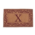 thumbnail image 1 of CocoMatsNMore Monogram (B) Red Rolling Scrolls Border Doormats 38" x 60", 1 of 1