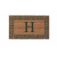 thumbnail image 1 of CocoMatsNMore Monogram (R) Vinyl Backed Green Leafy Vines Border Doormats 38" x 60", 1 of 1
