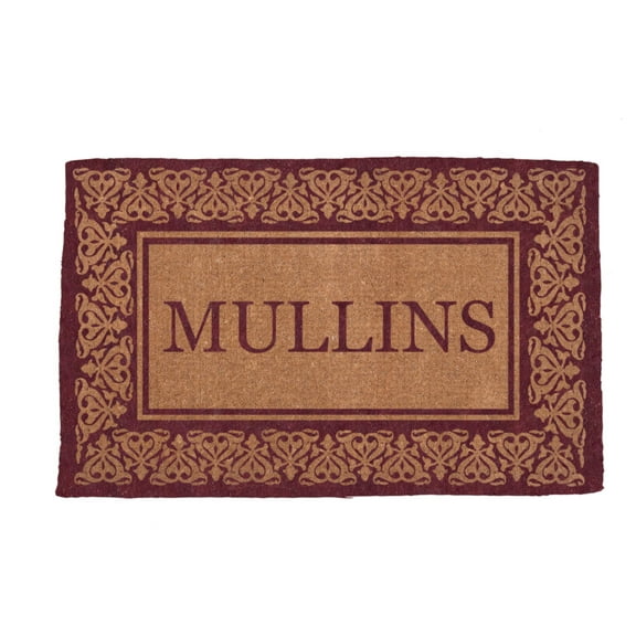 CocoMatsNMore Personalized Red Blooming Hearts Doormats 18" x 30"