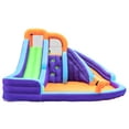 thumbnail image 1 of CocoNut Castles Double Slide Inflatable Water Park with Climbing Wall & Water Cannon, 1 of 7