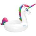 thumbnail image 1 of CocoNut Float: Magical Unicorn Pool Float - 45" x 60", Anti-Leak, Durable, Inflatable Round Raft, Party Water Accessory, 1 of 7