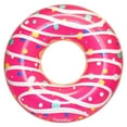 thumbnail image 1 of CocoNut Float: Pink Sprinkled & Glazed Donut - 48" Pool Ring Inflatable, Anti-Leak, Durable, Party Water Accessory, 1 of 8