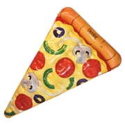 CocoNut Float Pizza Slice Pool Float -74x44" Water Inflatable Lounge, Anti-Leak, Durable, Connectible, Party Accessory
