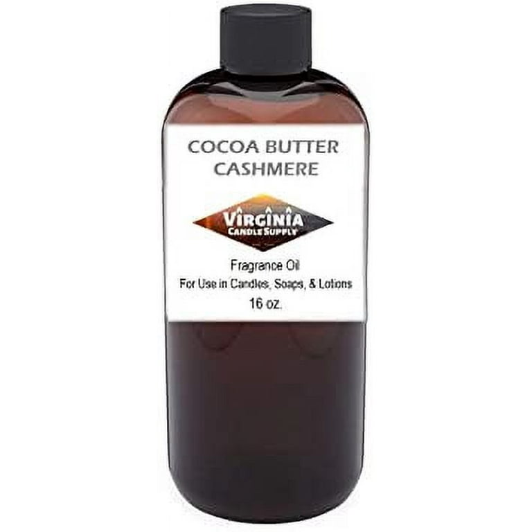 Cocoa Butter Cashmere Fragrance Oil 16 oz Bottle for Candle Making, Soap  Making, Tart Making, Room Sprays, Lotions, Car Fresheners, Slime, Bath  Bombs