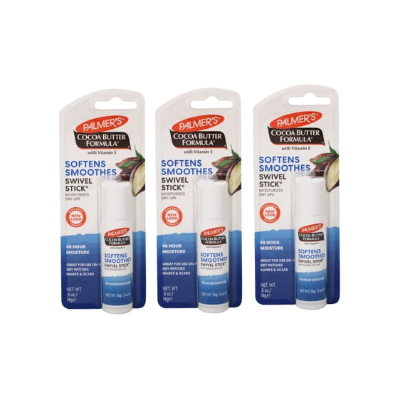 Cocoa Butter Formula Moisturizing Swivel Stick with Vitamin E (Pack of 3)