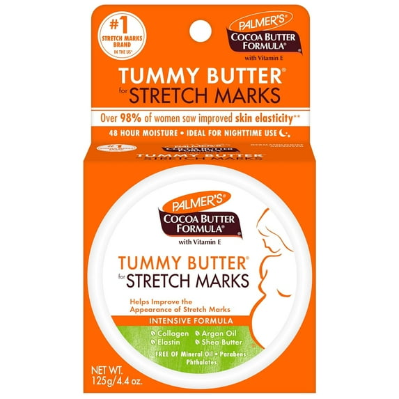 Cocoa Butter Formula Tummy Butter for Stretch Marks With Vitamin E - Pack of 2 by Palmers for Unisex - 4.4 oz Treatment