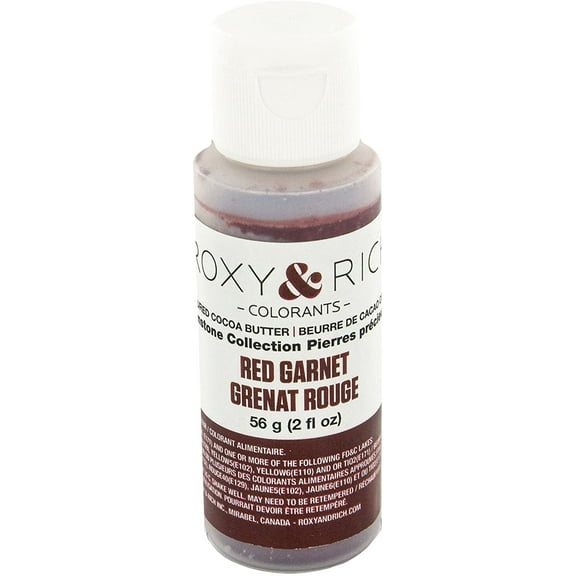 Cocoa Butter, Gemstone Garnet Red 2 Ounces by Roxy & Rich