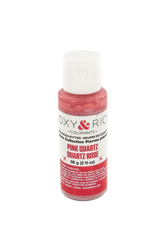 Cocoa Butter, Gemstone Quartz Pink 2 Ounces by Roxy & Rich