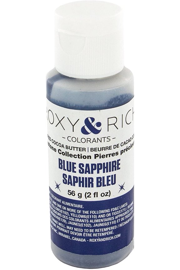 Cocoa Butter, Gemstone Sapphire Blue 2 Ounces by Roxy & Rich