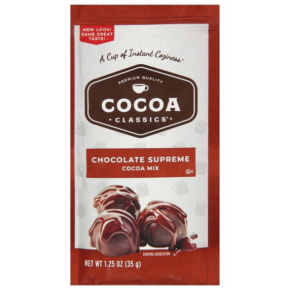 Cocoa Classics - Cocoa Packet Choc Supreme - CS of 12-1.25 OZ