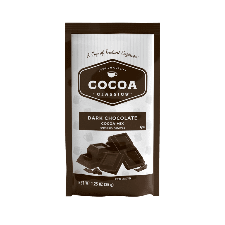 Cocoa Classics Dark Chocolate Cocoa Mix Hot Chocolate Made with