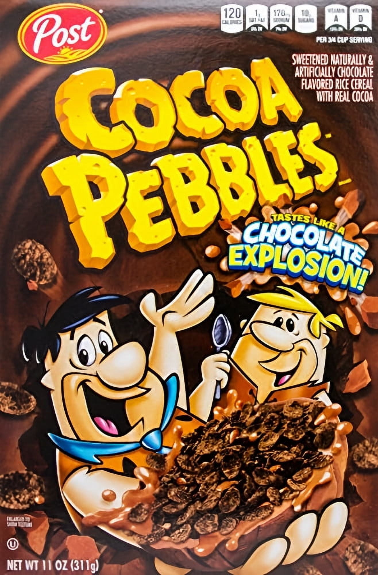 Cocoa Pebbles Cereal 11 Oz (Pack of 3)