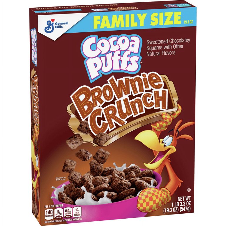 Cocoa Puffs Brownie Crunch Cereal, 19.3 oz - Walmart.com