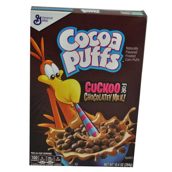 Cocoa Puffs, Chocolate Breakfast Cereal, Whole Grains, 10.4 oz (Pack of 12)