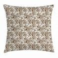 thumbnail image 1 of Cocoa Throw Pillow Cushion Cover, Chocolate Beans Natural Harvest Ripening Agriculture Farming Theme Graphic Print, Decorative Square Accent Pillow Case, 18 X 18 Inches, White Brown, by Ambesonne, 1 of 2