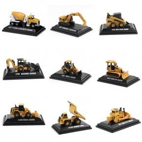 Cocobaby 1/160 Mixer Concrete Truck Excavator Loader Tractor Alloy DieCast Mini Model