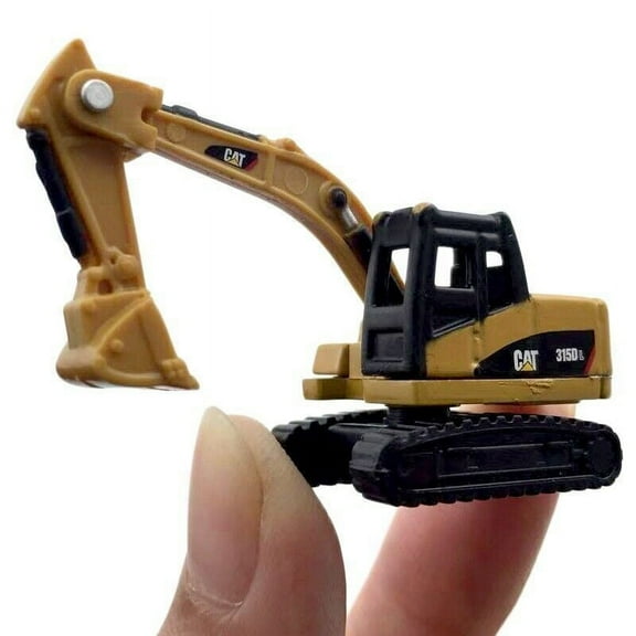 Cocobaby 1/160 N Scale Mini Miniature Excavator Engineering Vehicle Diecast Truck Model