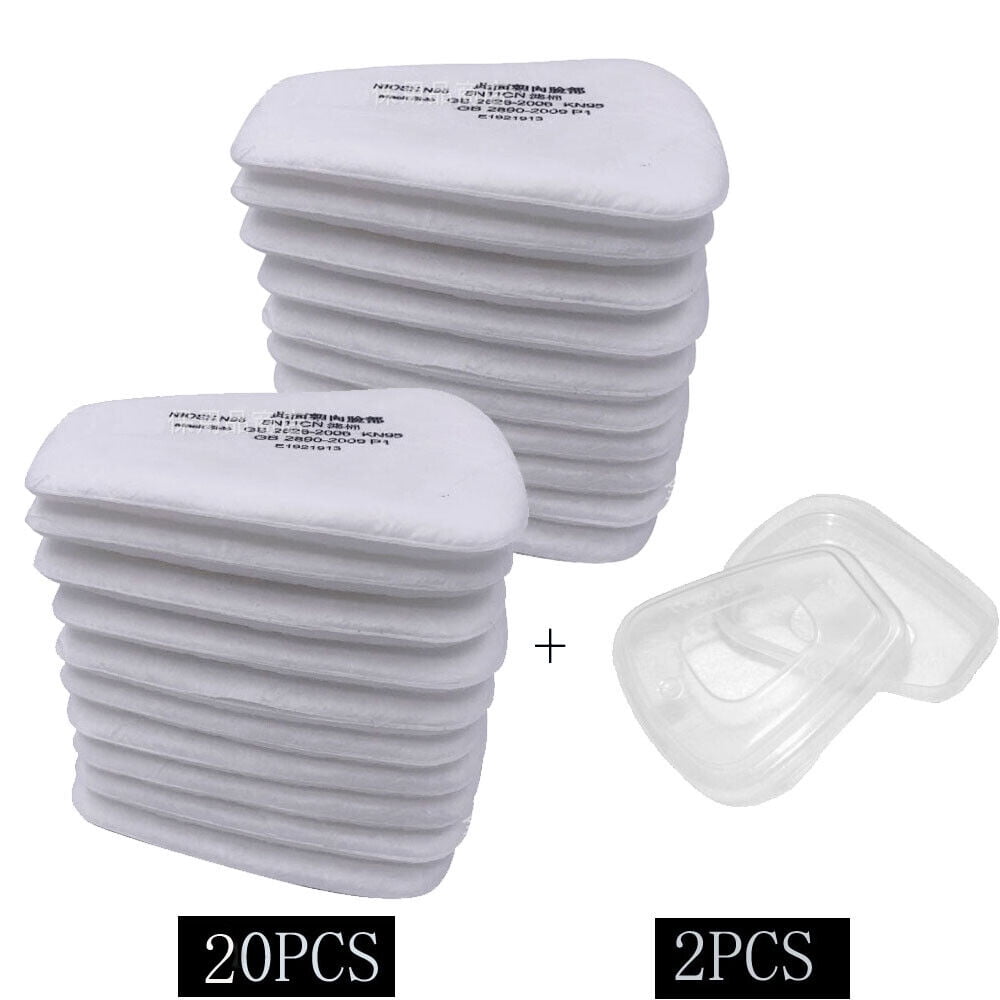 8pcs 2097 Filtres Pour Respirateur, Filtre à Particules En Coton Pour Porte Filtres P100 Filtres En Coton Respirateur Pour Masque Respiratoire Série 6000 6200 6800 7000 FF-4 Contre La Poussière