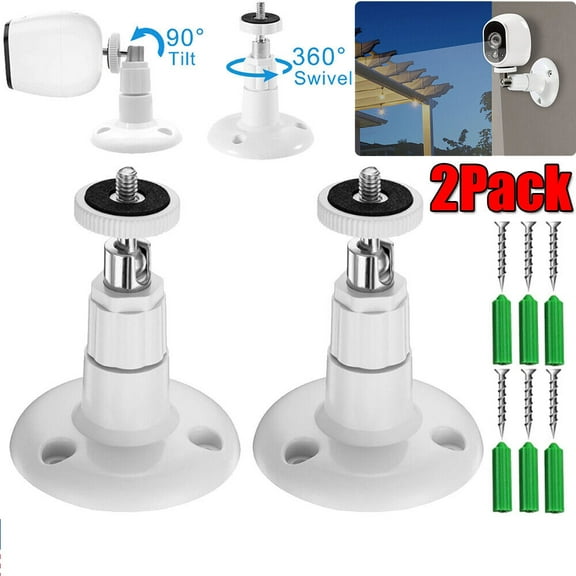 Cocobaby 2X Wall Adjustable Camera Mount Bracket 360Degree Swivel For Arlo Pro Security